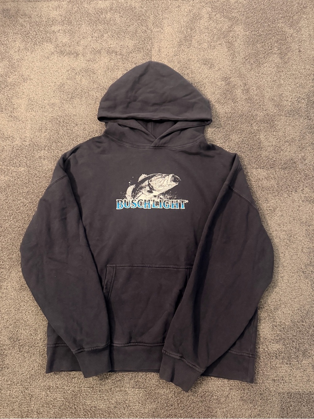Busch Light Hoodie with Fish Graphic